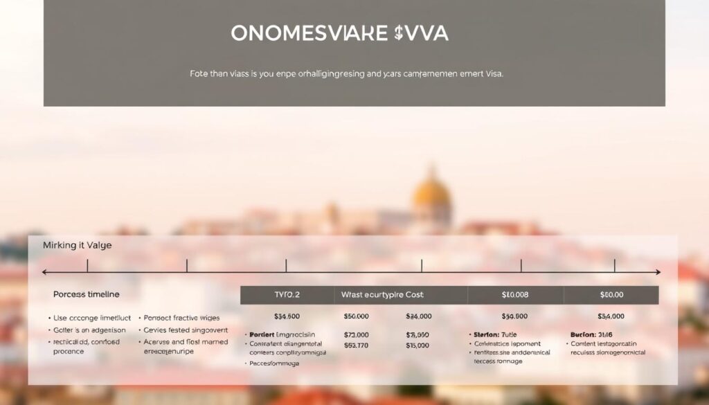 Visa processing timeline and costs